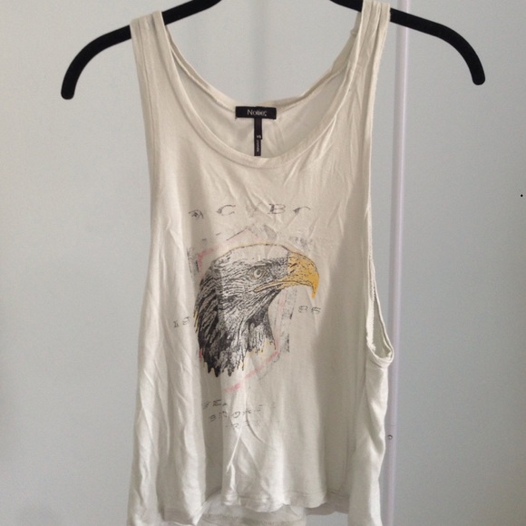 Pacsun Distressed Eagle Tank Top