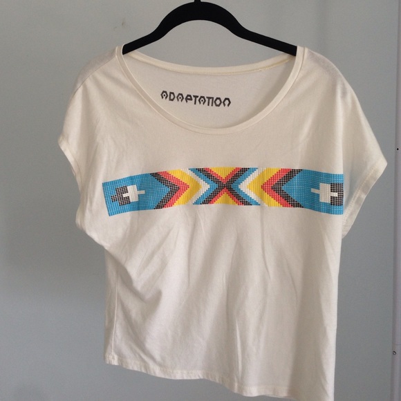 Pacsun Geometric/Tribal Crop Top