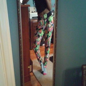 Material Girl Floral Pants