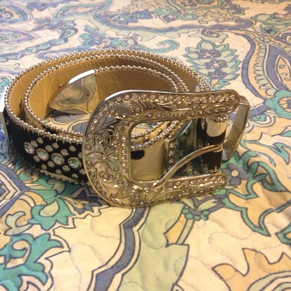 Bedazzled belt
