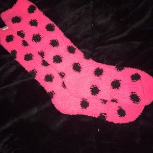 Victoria Secrets PINK fuzzy socks