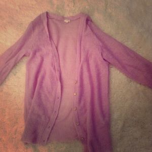 J. Crew lilac cardigan