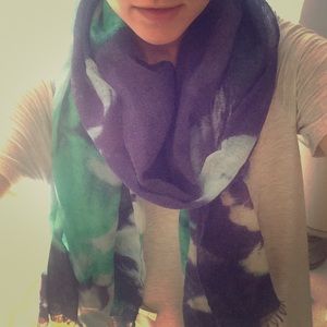 Nordstrom Rosy Reflection Wool Scarf