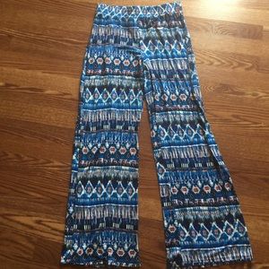 Blue Palazzo Pants medium