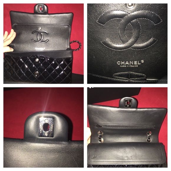 🎉9x HP🎉 Chanel 2.55 Double Flap Patent Purse - Picture 3 of 4