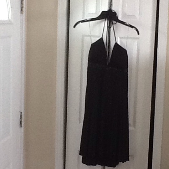 Black evening dress