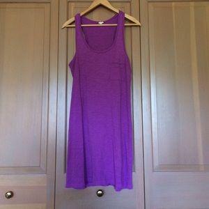 Purple J.Crew beach dress