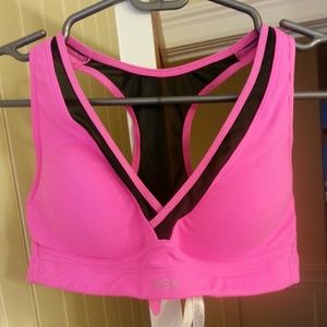 VSX Pink & Black Sports Bra