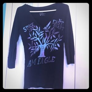 American Eagle top, three quarter sleeves