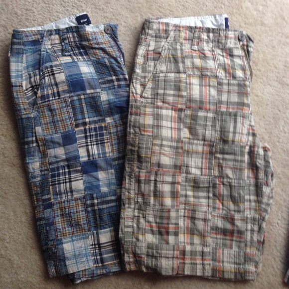 Mens plaid shorts