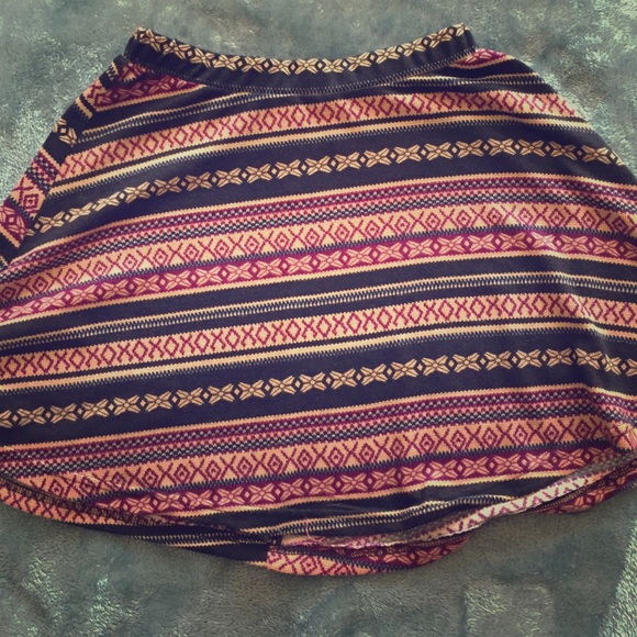 High rise skirt