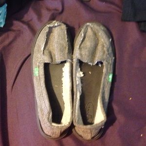 Sanuk shoes.