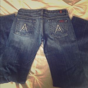 7 for all mankind "A" pocket jeans, as 26