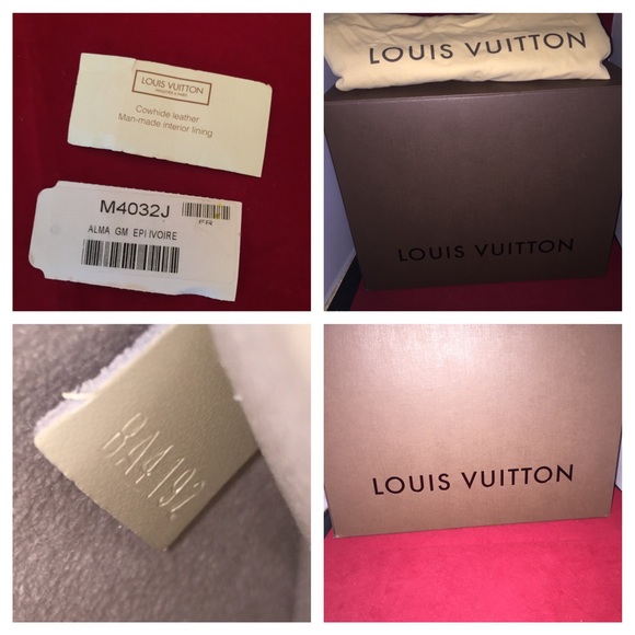 🎉3x HP🎉 Louis Vuitton Alma GM Ivory Epi Leather - Picture 4 of 4