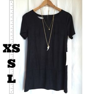 Black Bishop and Young Ivy Shift Dress XS S L