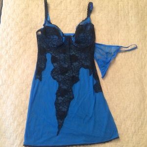 Blue Lingerie