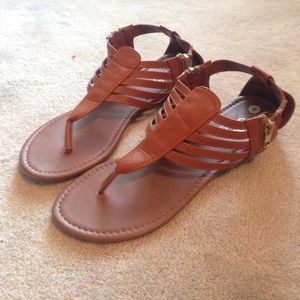 Brown Leather Sandals