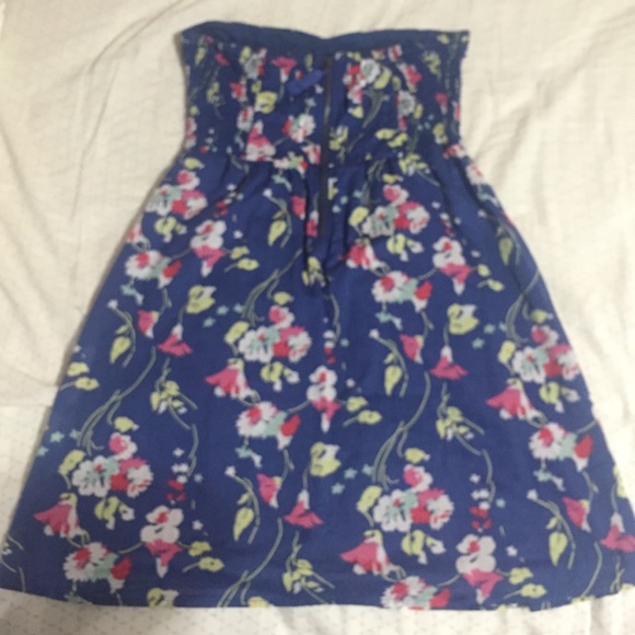 Strapless Floral Dress - Picture 2 of 4