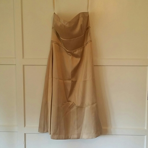 Final Markdown- WHBM gold party dress