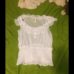 White Sheer Top