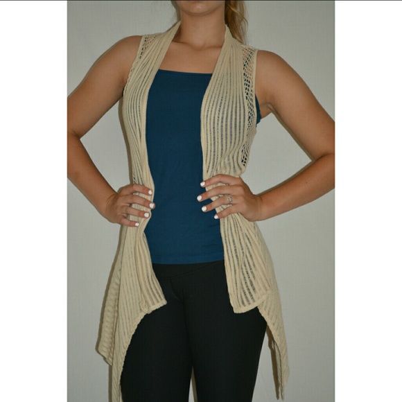 A beige cardigan