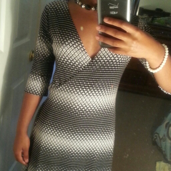 Black and White Dress