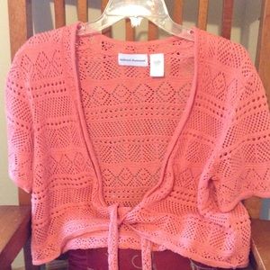 Coral shrug