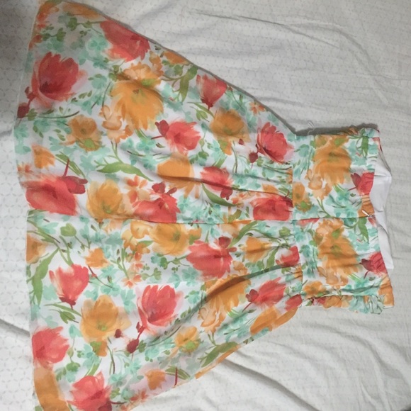 Strapless Floral Dress - Picture 2 of 2