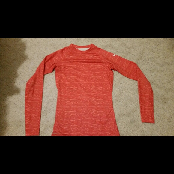 An orange Nike shirt