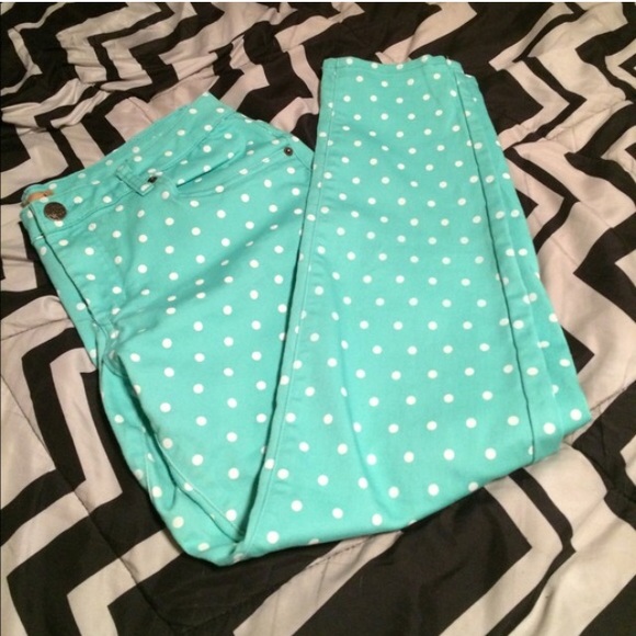 Polka dot pants