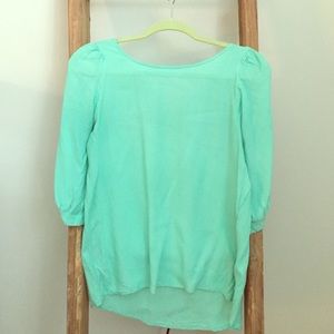 Mint green dress shirt