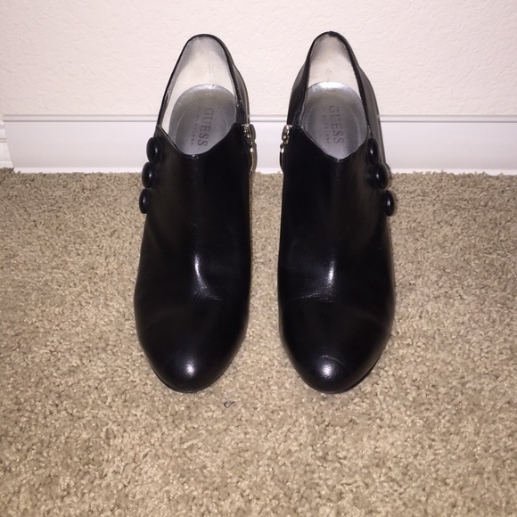 Guess Black High Heel Booties