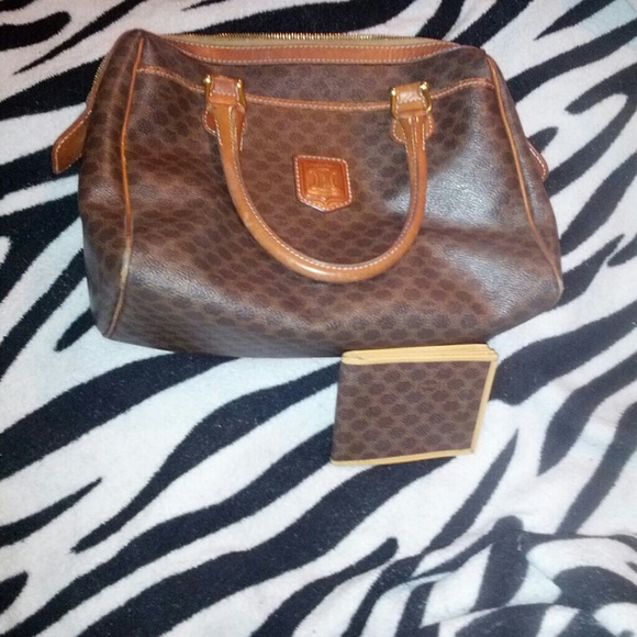 100% Authentic Vintage Celine bag and wallet - Picture 1 of 4