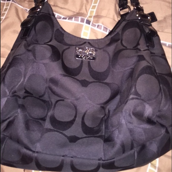 Black Coach shoulder bag
