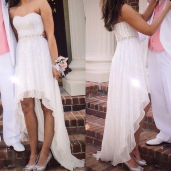 White Sheri hill prom / homecoming dress