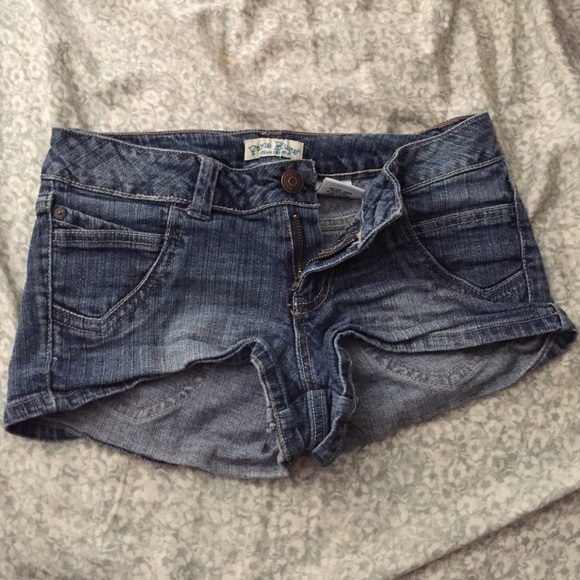 Denim shorts