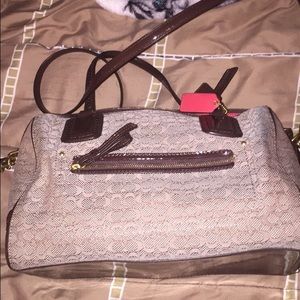 Coach light brown crossbody