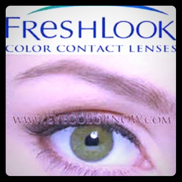 Freshlook green contacts