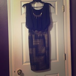 Black/Gold Dress