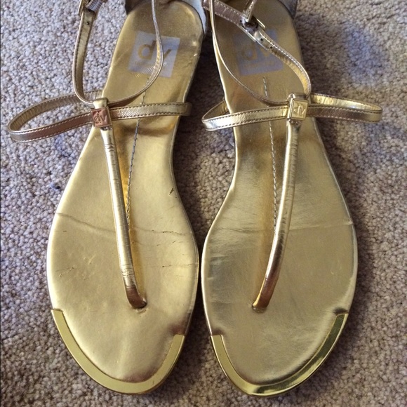 Dolce Vita gold sandals