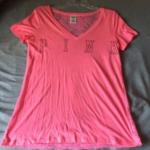 PINK v neck
