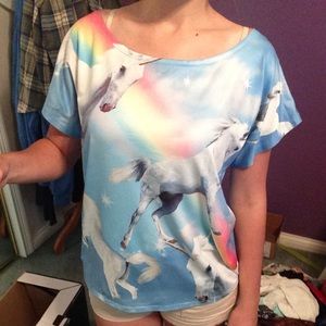 Unicorn rainbow shirt