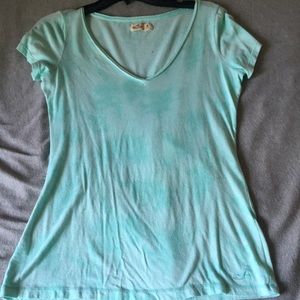 Teal v neck