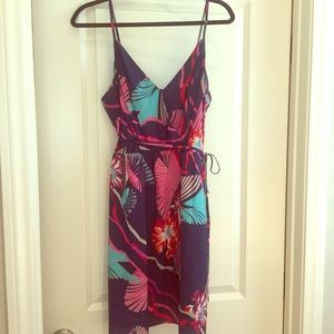 Yumi Kim navy floral dress. Size M.