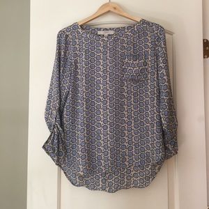 Ann Taylor Loft XS Patterned Top