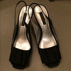 Satin Nina heels