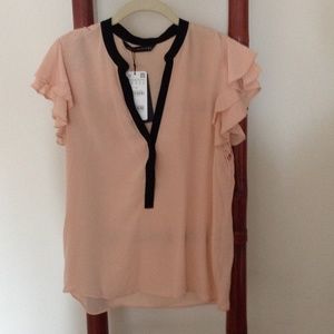 Zara Flutter Sleeve top