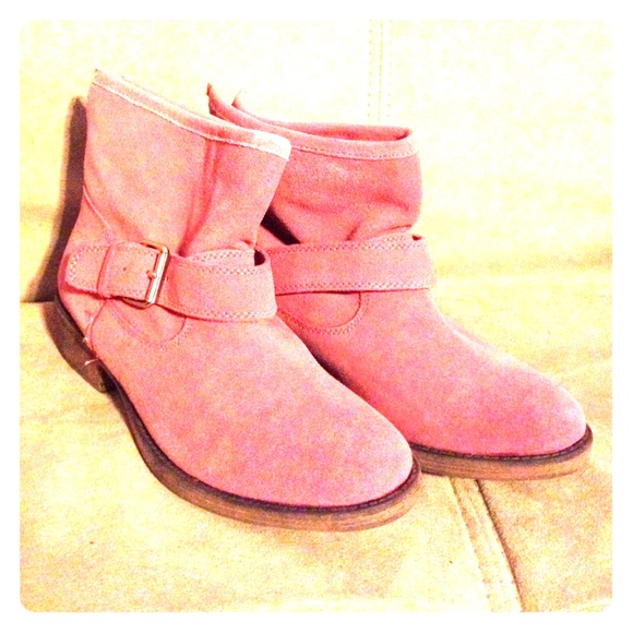 Pink Mia Booties