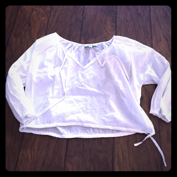 NWOT white Steven Alan Suzie crop top