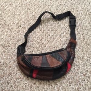Vintage patchwork fanny pack!